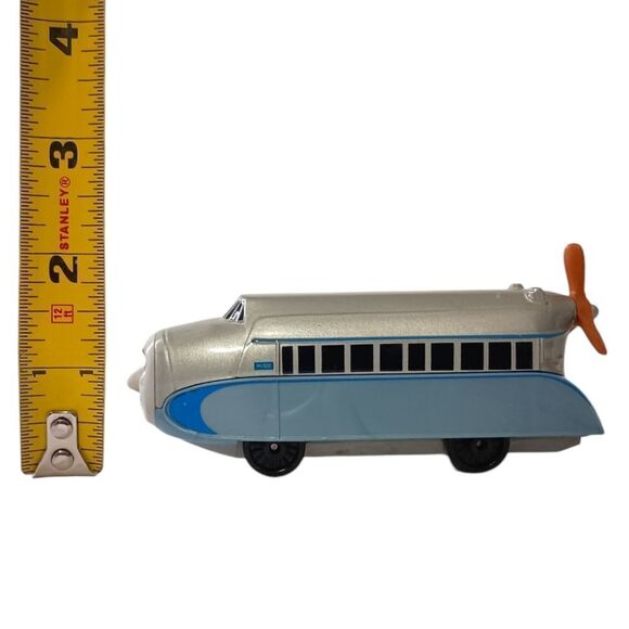 Thomas & Friends Hugo Blimp Guillane 2016 Diecast Silver Matte DXR58 Propeller. - Picture 3 of 16